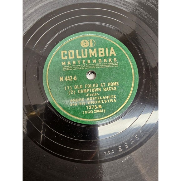 The Music Of Stephen Foster Columbia Masterworks Set M-442 Andre Kostelanetz And - Picture 11 of 16